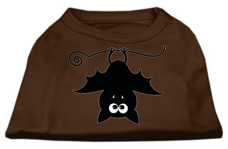 Batsy the Bat Screen Print Dog Shirt Brown XXXL